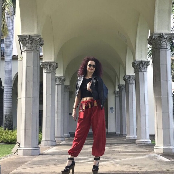 🙌🏾Brand New Teal Thailand Harem Pants #VMCxTTB - Picture 5 of 7